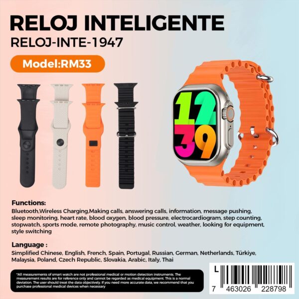 Reloj inteligente moderno