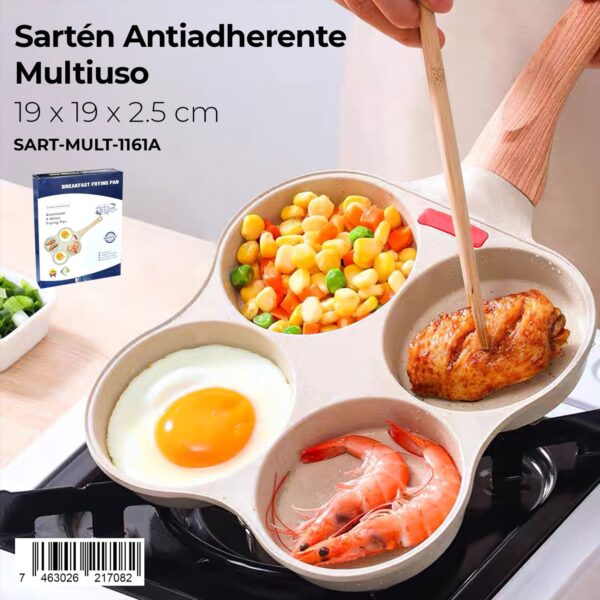 Sartén antiadherente multiuso