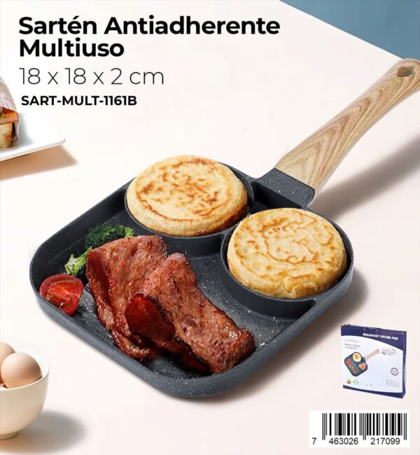 Sartén antiadherente multiuso