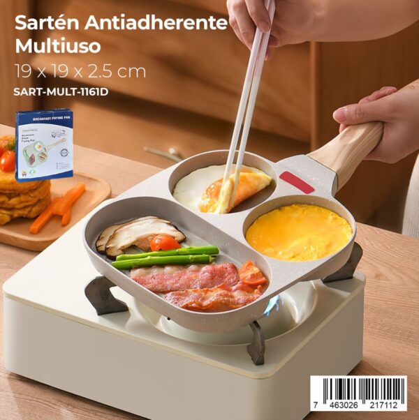 Sartén antiadherente multiuso