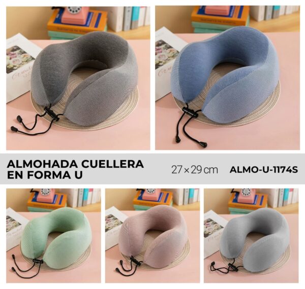 Almohada cuellera en forma de U - Imagen 6