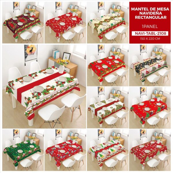 Mantel de mesa navideño - Imagen 13
