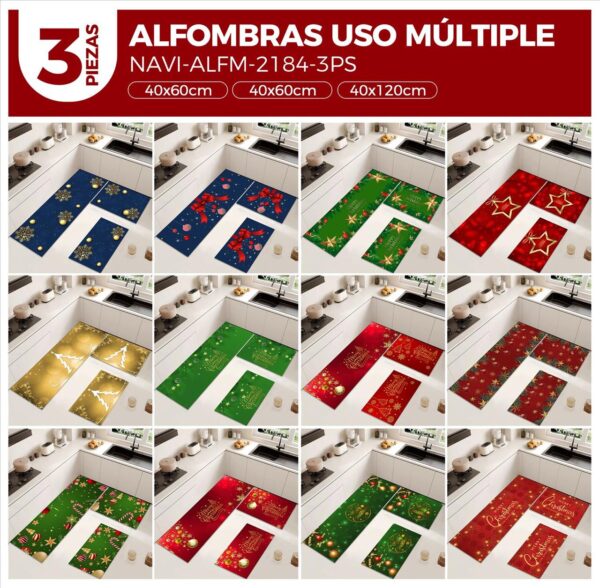 Set de 3 alfombras multiuso - Imagen 13