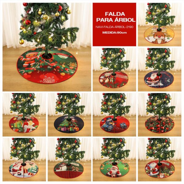 Falda de árbol de navidad - Imagen 13