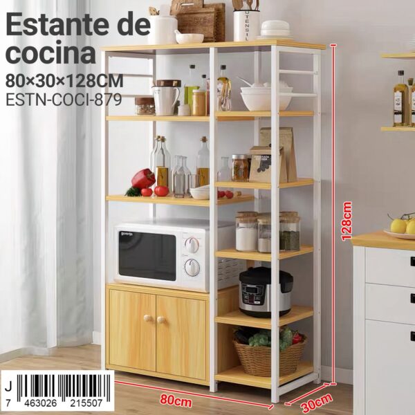 Estante de cocina con almacenamiento - Imagen 2